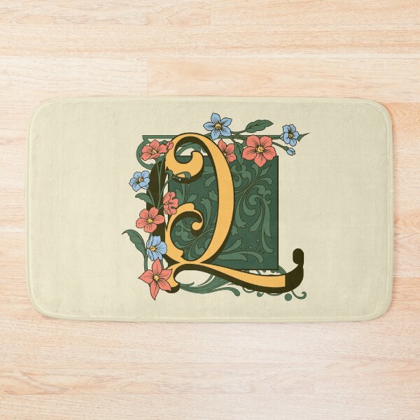 Item preview, Art Nouveau Letter Q, Gold Monogram Ornament, Ornamental Letter Q, Art Deco designed and sold by PROMEN Creativity.