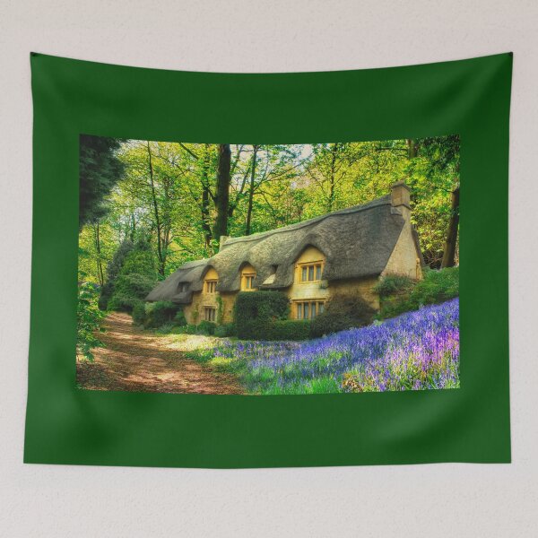 Item preview, Thatched Bluebell Cottage designed and sold by Alisonchambers2.