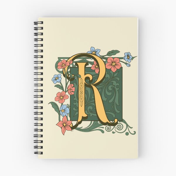 Item preview, Art Nouveau Letter R, Gold Monogram Ornament, Ornamental Letter R, Art Deco designed and sold by PROMEN Creativity.