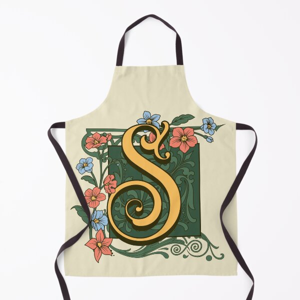 Item preview, Art Nouveau Letter S, Gold Monogram Ornament, Ornamental Letter S, Art Deco designed and sold by PROMEN Creativity.