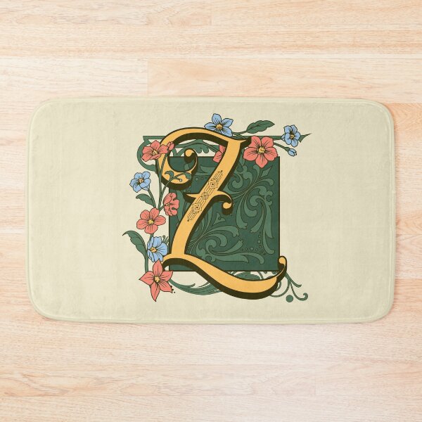 Item preview, Art Nouveau Letter Z, Gold Monogram Ornament, Ornamental Letter Z, Art Deco designed and sold by PROMEN Creativity.