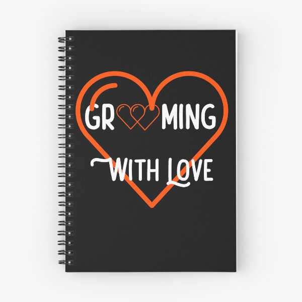 Item preview, A funny bloodhound dog grooming mantrailing T-shirt Grooming with love designed and sold by MayaAndNora.