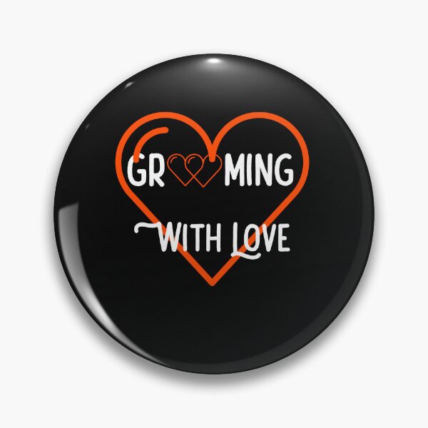Item preview, A funny bloodhound dog grooming mantrailing T-shirt Grooming with love designed and sold by MayaAndNora.