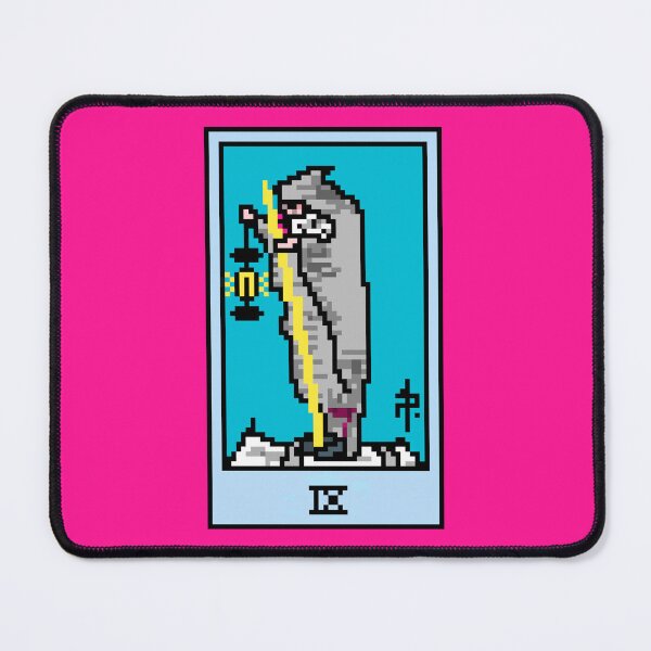 Item preview, Wait, is this pixel art tarot? Pink - Major Arcana 'The Hermit' (Design for T-shirt, stickers and other accessories) designed and sold by Pixel Waite.
