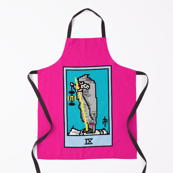 Item preview, Wait, is this pixel art tarot? Pink - Major Arcana 'The Hermit' (Design for T-shirt, stickers and other accessories) designed and sold by Pixel Waite.
