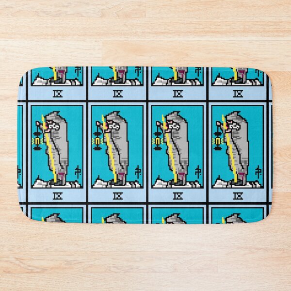 Item preview, Wait, is this pixel art tarot? Pink - Major Arcana 'The Hermit' (Design for T-shirt, stickers and other accessories) designed and sold by Pixel Waite.