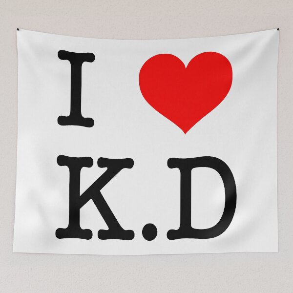 Item preview, I Love Kevin Durant designed and sold by JaclynPiel.