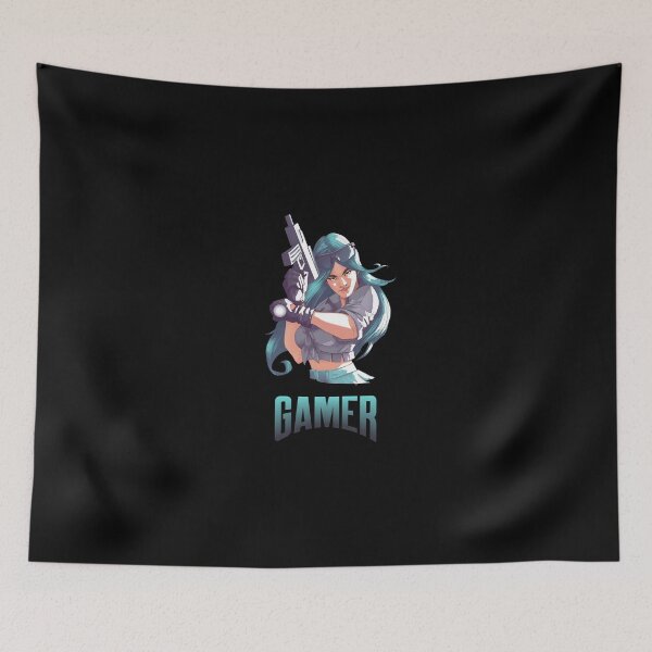 Item preview, Gamer with Fierce Female Shooter Gang designed and sold by PRIVARSHU.