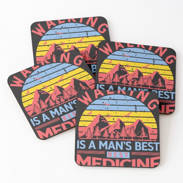 Item preview, Walking Is A Man's Best Medicine designed and sold by RED FIR.