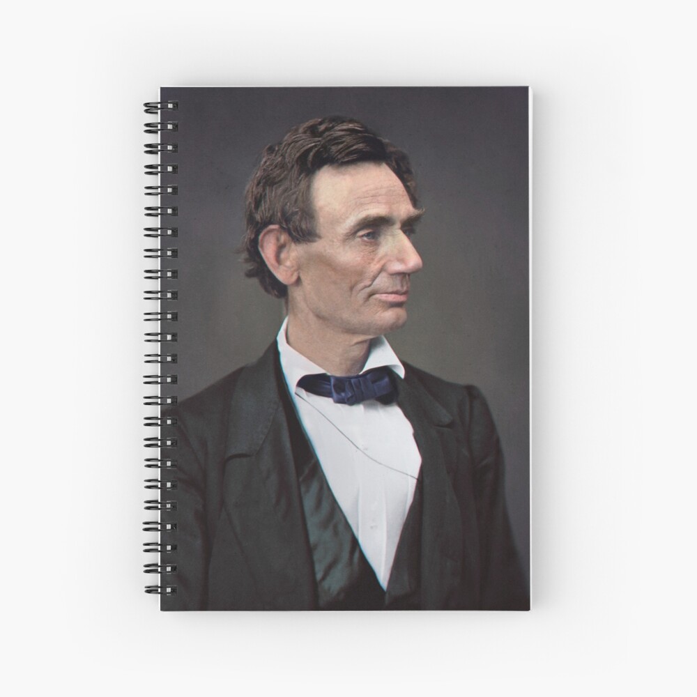 Abraham Lincoln, circa 1863 Spiral Notebook