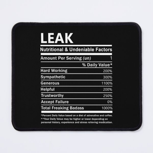 Item preview, Leak Name T Shirt - Leak Nutritional And Undeniable Factors Gift Item Tee designed and sold by wardorion9.