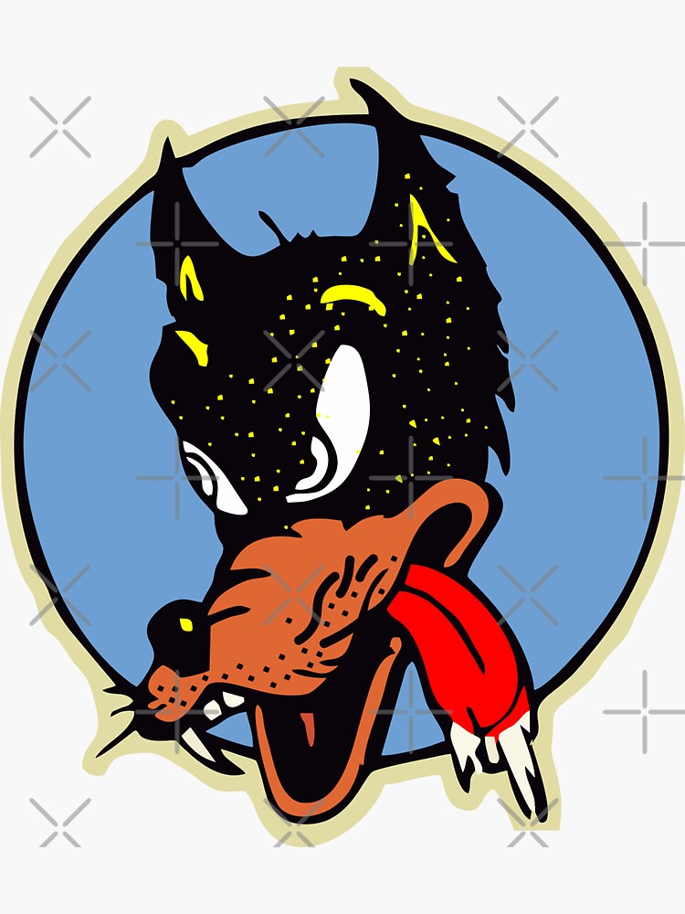 "Jerry Garcia Wolf Guitar" Sticker by astyujik Redbubble