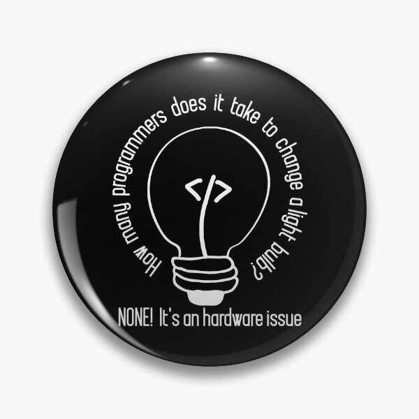 Item preview, How many programmers does it take to change a light bulb designed and sold by alltheprints.
