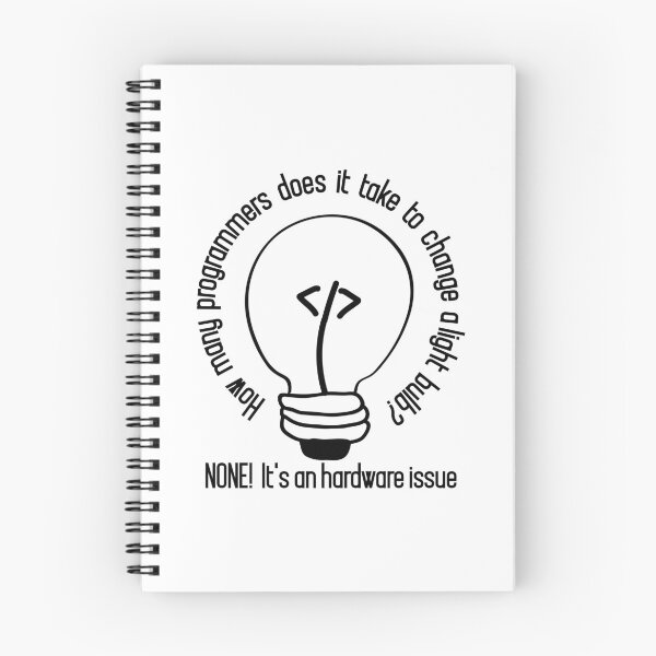 Item preview, How many programmers does it take to change a light bulb designed and sold by alltheprints.