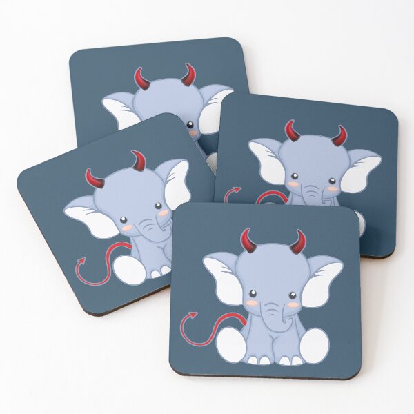 Item preview, Cute devil elephant  designed and sold by SidTastic .