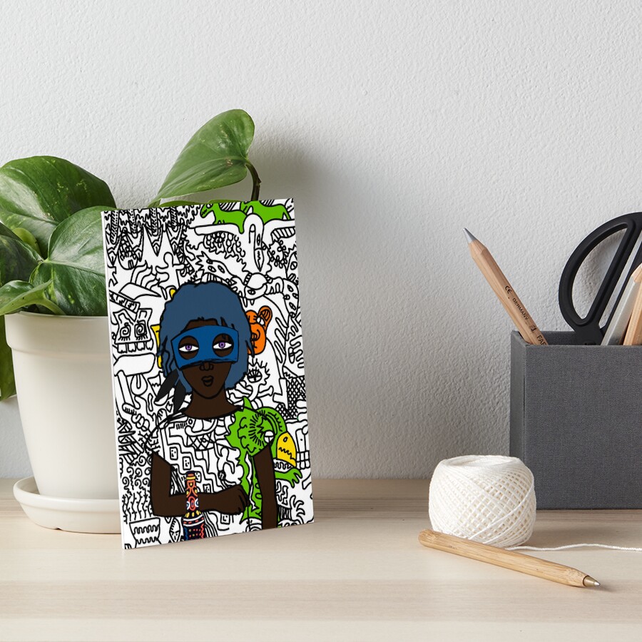 Item preview, Art Board Print designed and sold by CryptoLuke.