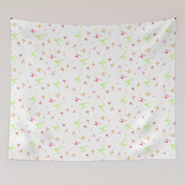 Item preview, White Rainbow Bolts designed and sold by Comfy Corner.