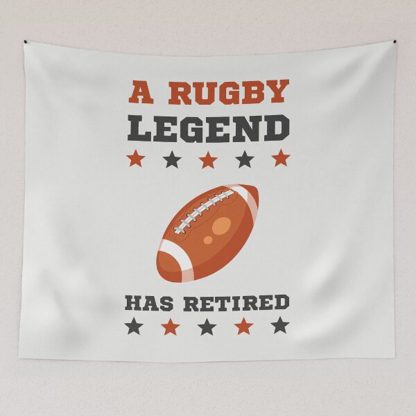 Item preview, A Rugby Legend Has Retired designed and sold by 9N20.