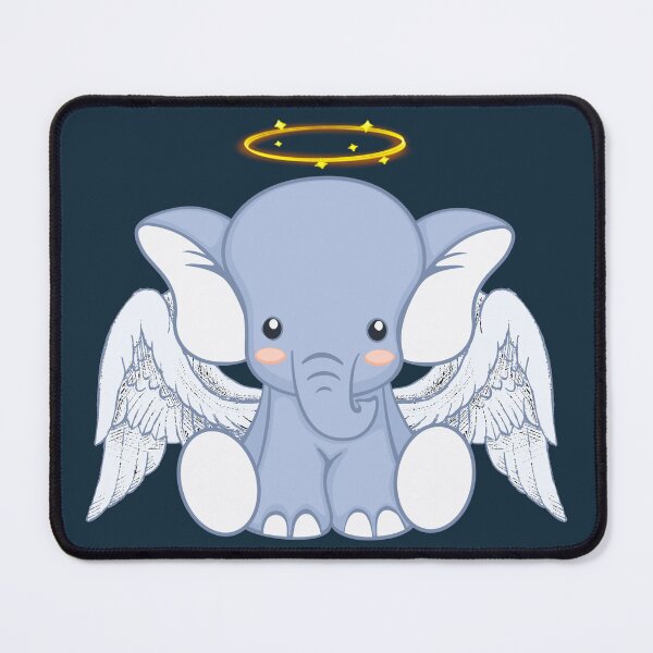 Item preview, Cute angel elephant designed and sold by SidTastic .