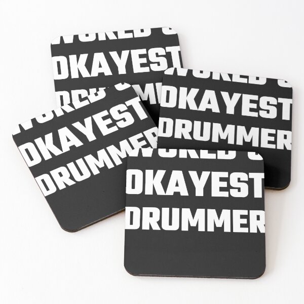 Item preview, World&x27;s Okayest Drummer  designed and sold by WesleyCopenhe.