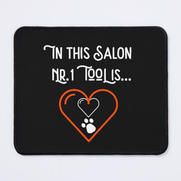 Item preview, A funny bloodhound dog grooming mantrailing T-shirt Grooming with love, nr 1 tool designed and sold by MayaAndNora.