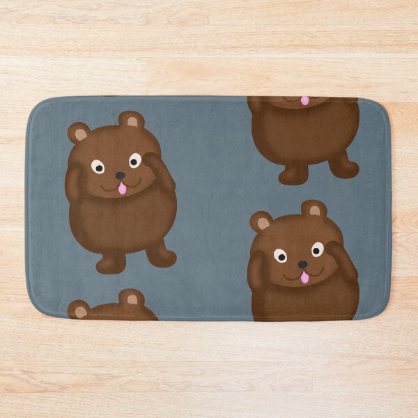 Item preview, Cute Peekabo Brown Baby Kid Teddy Bear Cub with Tongue Out -Funny designed and sold by Karen Ekdahl.