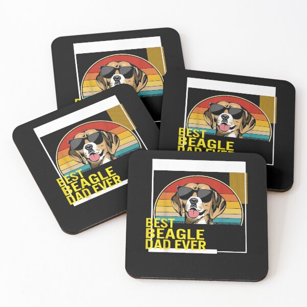 Item preview, Best Beagle Dad Ever Father's Day Dog Dad Men Grandpa Gift F T-Shirt designed and sold by jadynbennionv.