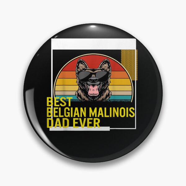 Item preview, Best Belgian Malinois Dad Ever Father's Day Dog Dad Men Gran T-Shirt designed and sold by jadynbennionv.