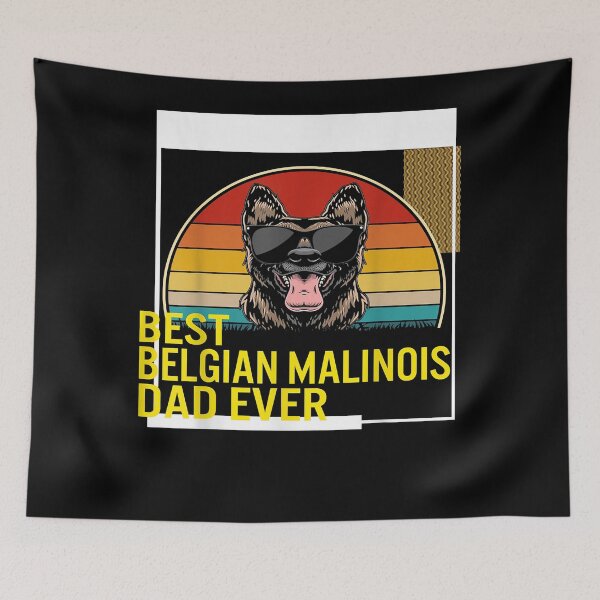 Item preview, Best Belgian Malinois Dad Ever Father's Day Dog Dad Men Gran T-Shirt designed and sold by jadynbennionv.