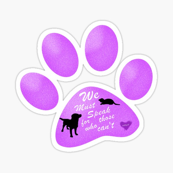Animal Abuse Awareness II Sticker
