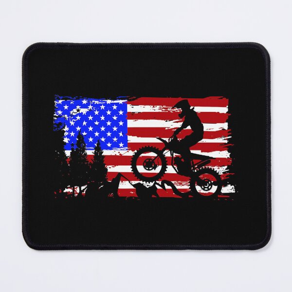 Item preview, American Flag Motocross - USA Flag Dirt Bike designed and sold by caintati.