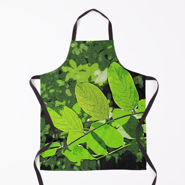 Item preview, Green leaves, color print designed and sold by artdragongift 15.