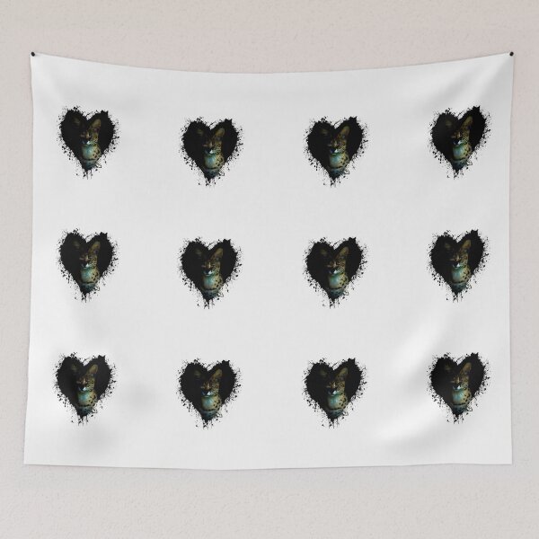 Item preview, Serval Cat Mosaic On Dark Background designed and sold by Heathermarie321.