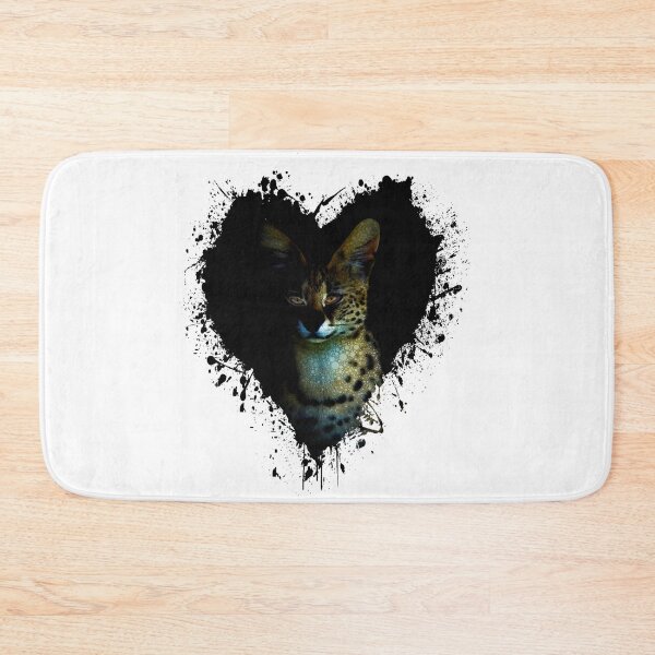 Item preview, Serval Cat Mosaic On Dark Background designed and sold by Heathermarie321.
