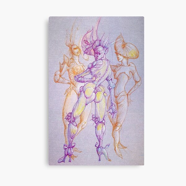 Léonor FINI - Les Superbes 1980 Canvas Print