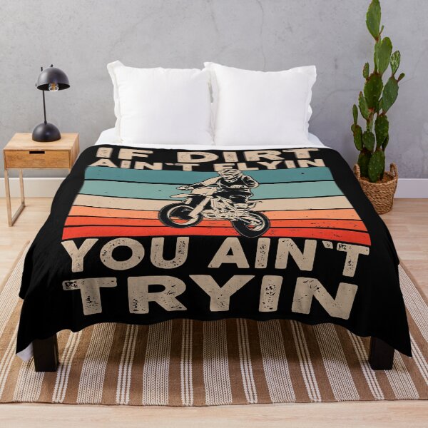 Item preview, If dirt ain't flyin you ain't tryin - Vintage Motocross MX designed and sold by caintati.