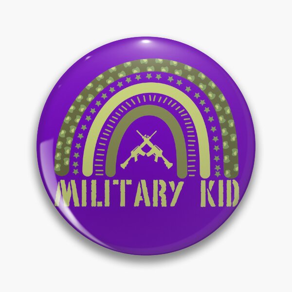Item preview, Military Kid Military Rainbow Military Child Month Purple Up Gear designed and sold by DynamicDesign.