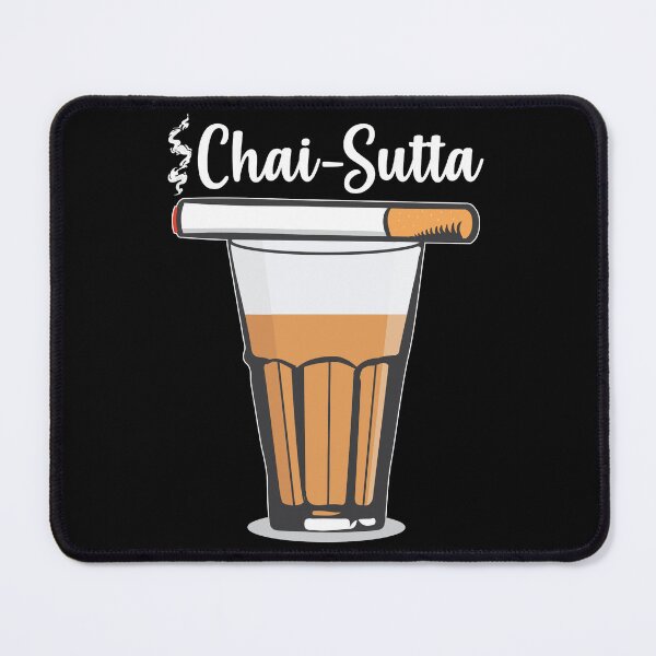 Item preview, Chai Sutta Chai Tea Glass Hindi Quote Slogan designed and sold by alltheprints.
