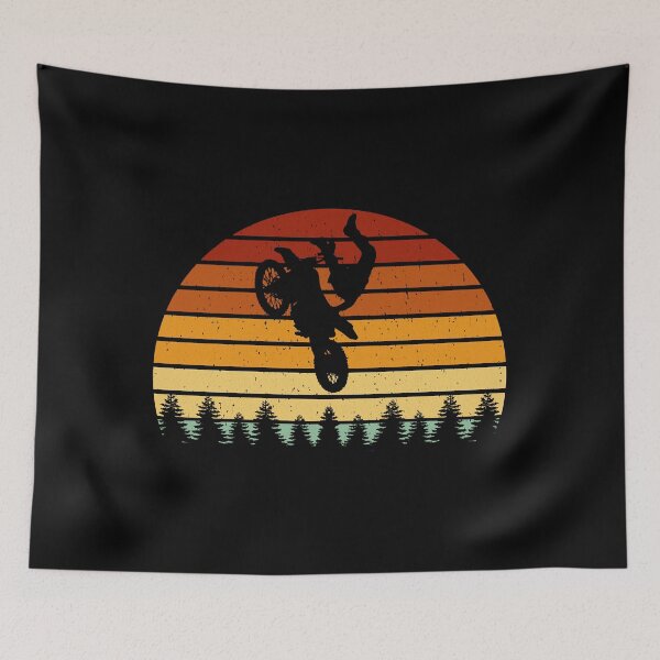 Item preview, Vintage Sunset Motocross - Bikers And Motocross Racers designed and sold by caintati.