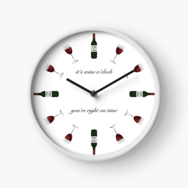 Item preview, It's wine o'clock designed and sold by NoerdyundDoerty.