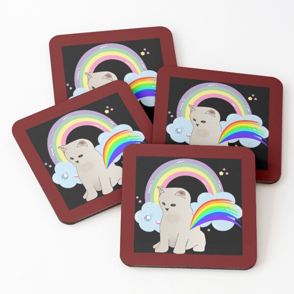 Item preview, Rainbow Kitten Surprise        designed and sold by WireAndViolets.