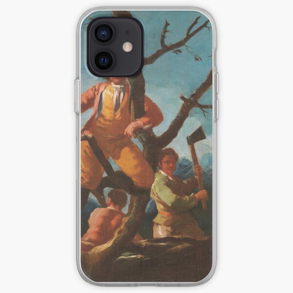 Francisco De Goya Y Lucientes - The Woodcutters iPhone Soft Case