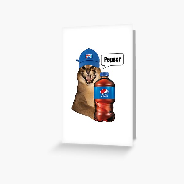 big floppa meme Greeting Card for Sale by BE FUN