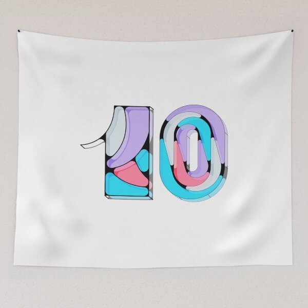 Item preview, number 10 sticker designed and sold by LePhuongCRV.