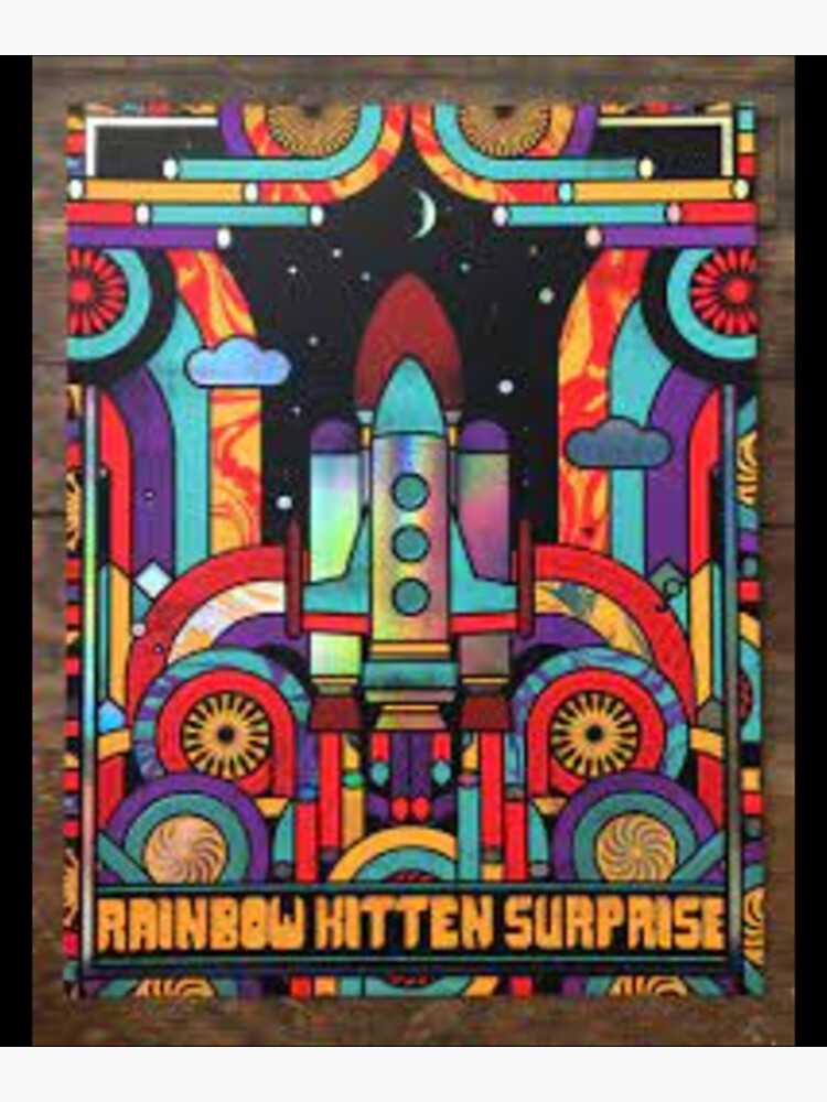 "Rainbow Kitten Surprise Band " Poster for Sale by WireAndViolets