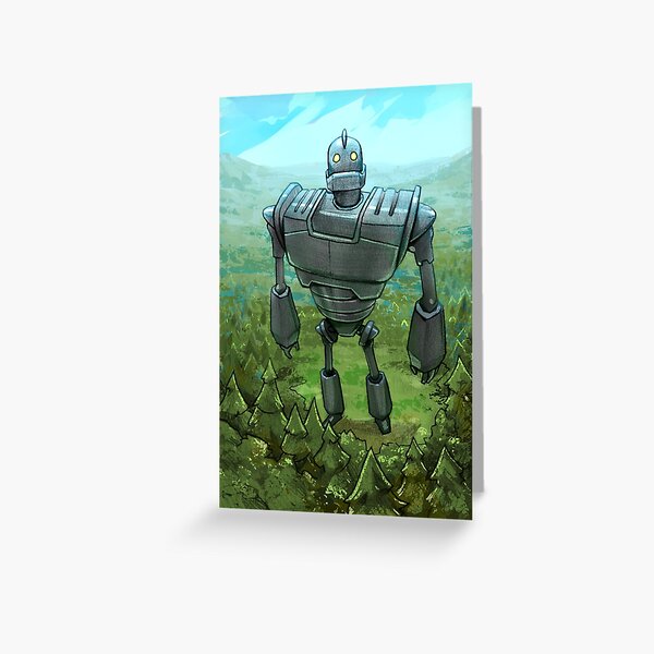 Iron Giant Greeting Card