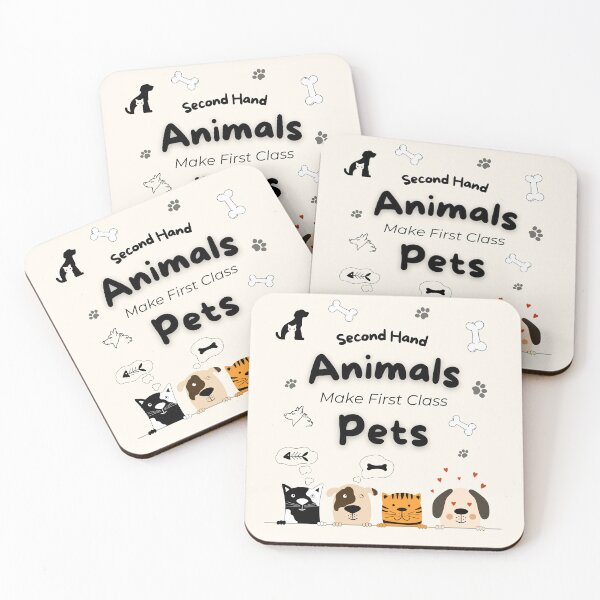 Item preview, Second Hand Animals Make First Class Pets Rescue designed and sold by Alieso.