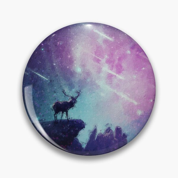 Item preview, a deer under starry sky designed and sold by psychoshadow.