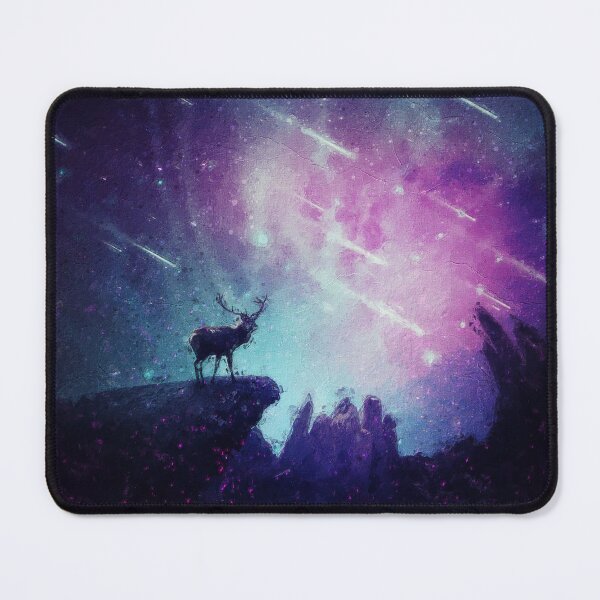 Item preview, a deer under starry sky designed and sold by psychoshadow.