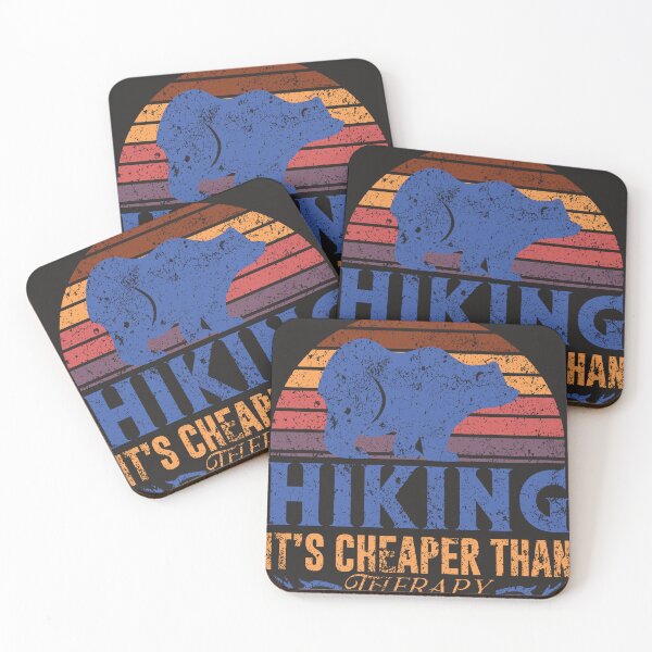 Item preview, Hiking It's Cheaper Than Therapy designed and sold by RED FIR.